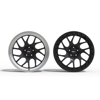 Roues forgées Roc Custom Drag Racing Beadlock 17 18 pouces 5x114.3 5x120 5x115 pour Ford Mustang Camaro ZL1 Dodge Charger SRT