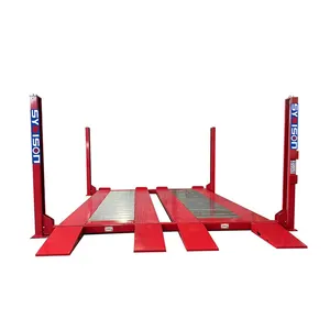 Hydraulic 4 Post Multilayer Parking car Lift stacker vertical parking equipment Parking for 4 cars
