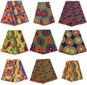 Tissus <span class=keywords><strong>Hollandais</strong></span> 100% Coton Véritable <span class=keywords><strong>Wax</strong></span> de Haute Qualité Imprimé Africain - Product Image 2