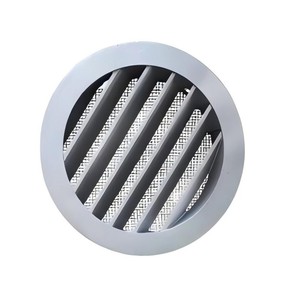 Grille d'aération ronde en métal à installation facile avec maille <span class=keywords><strong>de</strong></span> protection pour ventilateurs <span class=keywords><strong>de</strong></span> salle <span class=keywords><strong>de</strong></span> bain et sèche-<span class=keywords><strong>linge</strong></span> - Product Image 5