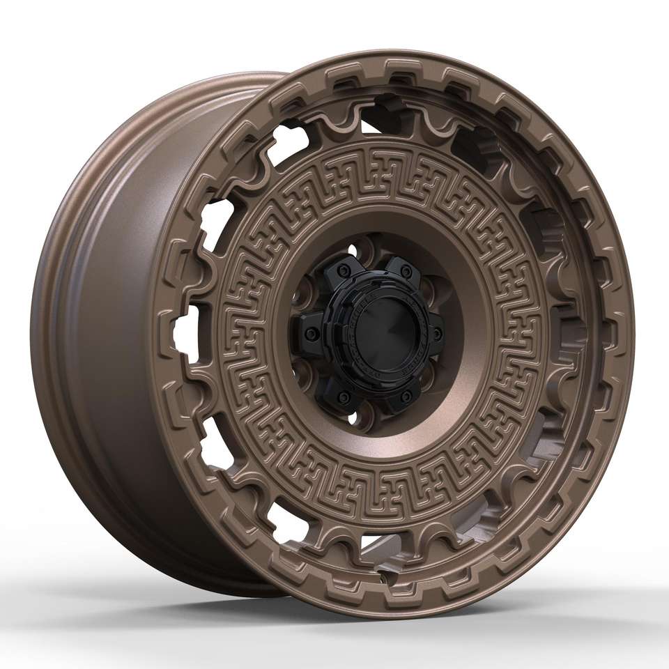 Hebei Zhigu Forged Wheel with Bronze Rims and Pie Design | Custom ...