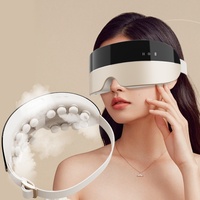 Appareil de massage pour les yeux, réduit la fatigue oculaire, acupression intelligente, vibration, masseur oculaire
