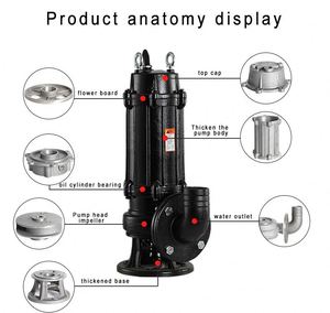 Merchant Direct Sales Electric Non-clogging Sand Dredging Slurry <b>Pump</b> Stainless Steel Irrigation <b>Submersible</b> Sewage <b>Pump</b> - Product Image 3