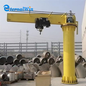 Haute qualité 100/500/1000kg 180/360 degrés atelier grue de levage industriel petite grue Portable montée au sol Jib <span class=keywords><strong>Kran</strong></span> Grua - Product Image 3