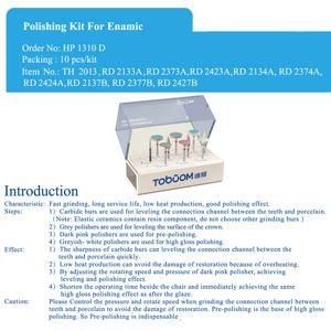 토붐 엘라스틱 세라믹 외부 연마 그라인딩 헤드 고광택 연마 HP1310D 키트 (에나믹용) - Product Image 2