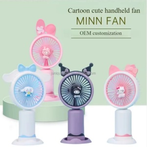 The 2025 New Mini Portable Cartoon Design, <b>Battery</b>-rechargeable, USB <b>5v</b> Electric Air-cooled Fan, Single-use - Product Image 5