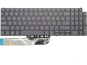 Teclado de Repuesto para Portátil <span class=keywords><strong>Dell</strong></span> <span class=keywords><strong>Inspiron</strong></span> 15 3501 3502 3505 5501 <span class=keywords><strong>5502</strong></span> 5508 5584, Marco Negro con Retroiluminación, Diseño Estadounidense - Product Image 1
