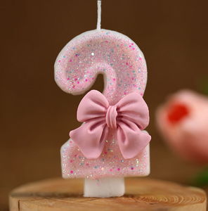 Girly Coeur <span class=keywords><strong>Rose</strong></span> Arc Anniversaire Numéro <span class=keywords><strong>Bougie</strong></span> Un An Enfants Adulte Cérémonie Proposition Anniversaire Fête Confession - Product Image 5