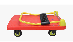 Uholan पूर्व-500 गोदाम व्यापार गाड़ी ट्राली खींच Flatbed ट्राली उमड़ना मूक तह ट्राली - Product Image 4