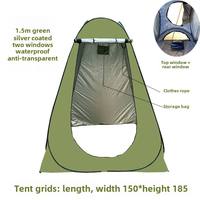 Tente de camping pliable écologique portable pour adultes et enfants, protection UV, plage, 1-2 personnes, utilisation en plein air en été