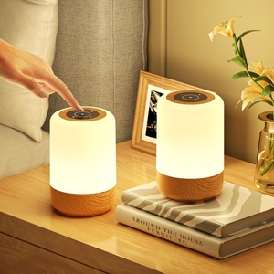 Lampe de chevet LED pour chambre à coucher, lampe tactile sans fil à intensité variable, lampe de chevet rechargeable pour bébé avec 8 couleurs changeantes - Product Image 1