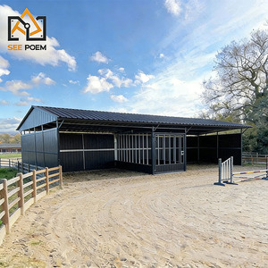 Vente directe d'usine, écurie modulaire pour chevaux, fonctionnelle, robuste, kits d'écurie modulaire pour chevaux, pour le bétail et le stockage - Product Image 5