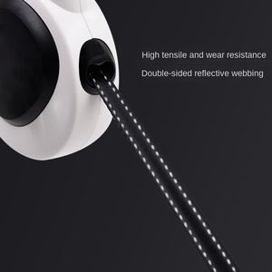 Correa Retráctil para Mascotas con Cuerda Reflectante para Perros, Correa para Perros con Luz <span class=keywords><strong>LED</strong></span> Antitirones y Absorción de Impactos - Product Image 4