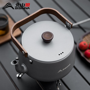 BISINNA Outdoor Kettle Aluminum Alloy 195G Portable Camping <b>Stove</b> Teapot - Product Image 4