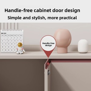 Modern Minimalism Wooden <strong>Filing</strong> <strong>Cabinet</strong> with Lock Office Storage <strong>Drawer</strong> Low Floor Tea <strong>Cabinet</strong> - Product Image 4