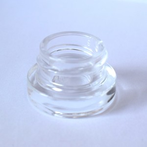 Pot en verre rond avec logo personnalisé et bouchon en plastique pour concentré de peptide <span class=keywords><strong>Matrixyl</strong></span> - Product Image 1