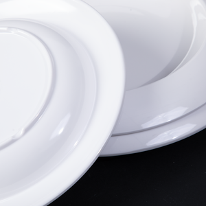 Japanische tiefweiße Melamin Abendessen Serviert eller Unzerbrechlicher Luxus Moderner Restaurant Service für Veranstaltungen Restaurants Fabrik - Product Image 6