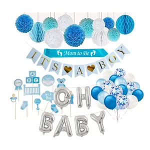 Hot Sale Geburtstags feier Dekoration Es ist ein Junge Baby Shower Dekorationen für Kit Boy Baby Shower und Partys Ballon