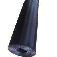Moustiquaire de fenêtre en aluminium tissé blanc gris foncé noir pour usage domestique et extérieur