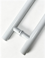 Poignée de porte en verre double face de type H pour salle de douche, poignée ronde en acier inoxydable de bonne qualité, Puxador De Inox