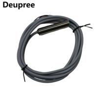 Capteur de proximité inductif Deupree DPLS-C12-P02 M12 à montage encastré, sortie NPN normalement fermée, DC trois fils, câble de 2 m, automatisation 2 mm