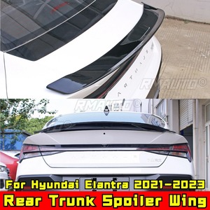 For Hyundai Rear <b>Trunk</b> Spoiler Wing Rear Roof Spoiler Roof Wing Body Kit for Hyundai Elantra JDM 2021-2023 Car Accessories - Product Image 3