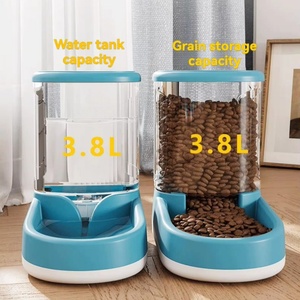 Asılı Otomatik Evcil Hayvan Besleyici Ayrılabilir Büyük Kapasiteli Yiyecek Saklama Kabı Köpekler ve Kediler için Dökülme Önleyici - Product Image 2