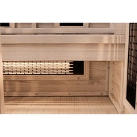 Sauna infrarouge Portable en bois à spectre complet pour l'extérieur, moins cher