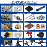 ISO Certified OEM CNC Machining Aluminum 6061 Brass Parts ±0.005mm Anodizing Plating for Electronics Automotive Industrial