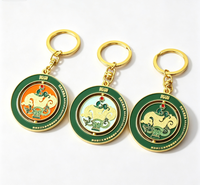 Porte-clés personnalisé en alliage de zinc, logo sur mesure, vente en gros, fabricant OEM pour cadeaux souvenirs, faible MOQ, ODM