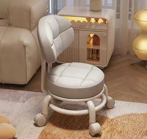 Taburete con Ruedas Wanxiang, Taburete Bajo Móvil para el Hogar, Banco Resistente y Duradero con Ruedas, Silla con Respaldo y Ruedas - Product Image 1