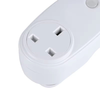 Commutateur de prise intelligente d'appareils électriques RF sans fil à télécommande radio standard britannique avec logo personnalisé