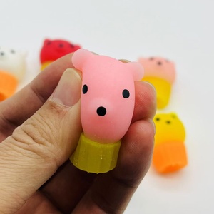 Juguete Antiestrés de Oso Suave de TPR, Animales Elásticos, Juguetes Blandos para Niños y Adultos, Pelota para Apretar para Aliviar la <span class=keywords><strong>Ansiedad</strong></span>, Concentración y Relajación - Product Image 5