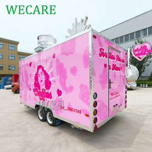WECARE Remolque De Comida Mobile caffè Bar pasticceria Dessert hamburger Hot Dog gelato frullato cibo rimorchio camion completamente attrezzato - Product Image 5