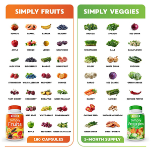 Hot Sale Food Supplements 90 Capsules Fruit & Vegetable Herbal Whole Fruits & Veggies Health Support Women's Health - Product Image 2