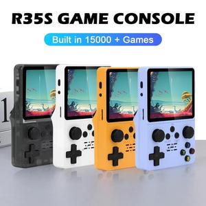 Consola de videojuegos portátil <span class=keywords><strong>Retro</strong></span> R35S 3,5 pulgadas 640*480 pantalla IPS reproductor de vídeo de bolsillo portátil 64G/128GB juegos sistema Linux - Product Image 2