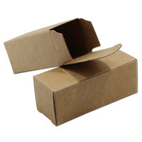 Petites Boîtes d'Emballage Personnalisées Simples en Carton Noir et Blanc pour Rouge à Lèvres, Cosmétiques, et Petites Bouteilles de Parfum