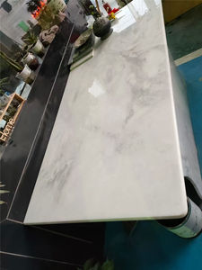 Cut-to-size Kitchen Natural Marble Stone Carrara White Calacatta Vanity Countertop With Grey Veins - Product Image 6