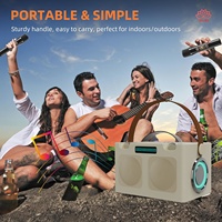OEM ODM A832 Potente Sistema de Sonido Inteligente, Colorido, Recargable, Profesional, Portátil, con Tarjeta de Memoria, Karaoke Inalámbrico para Altavoz
