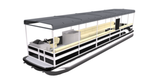 Grand bateau ponton pour les excursions en groupe, les croisières festives et les loisirs côtiers - Product Image 6
