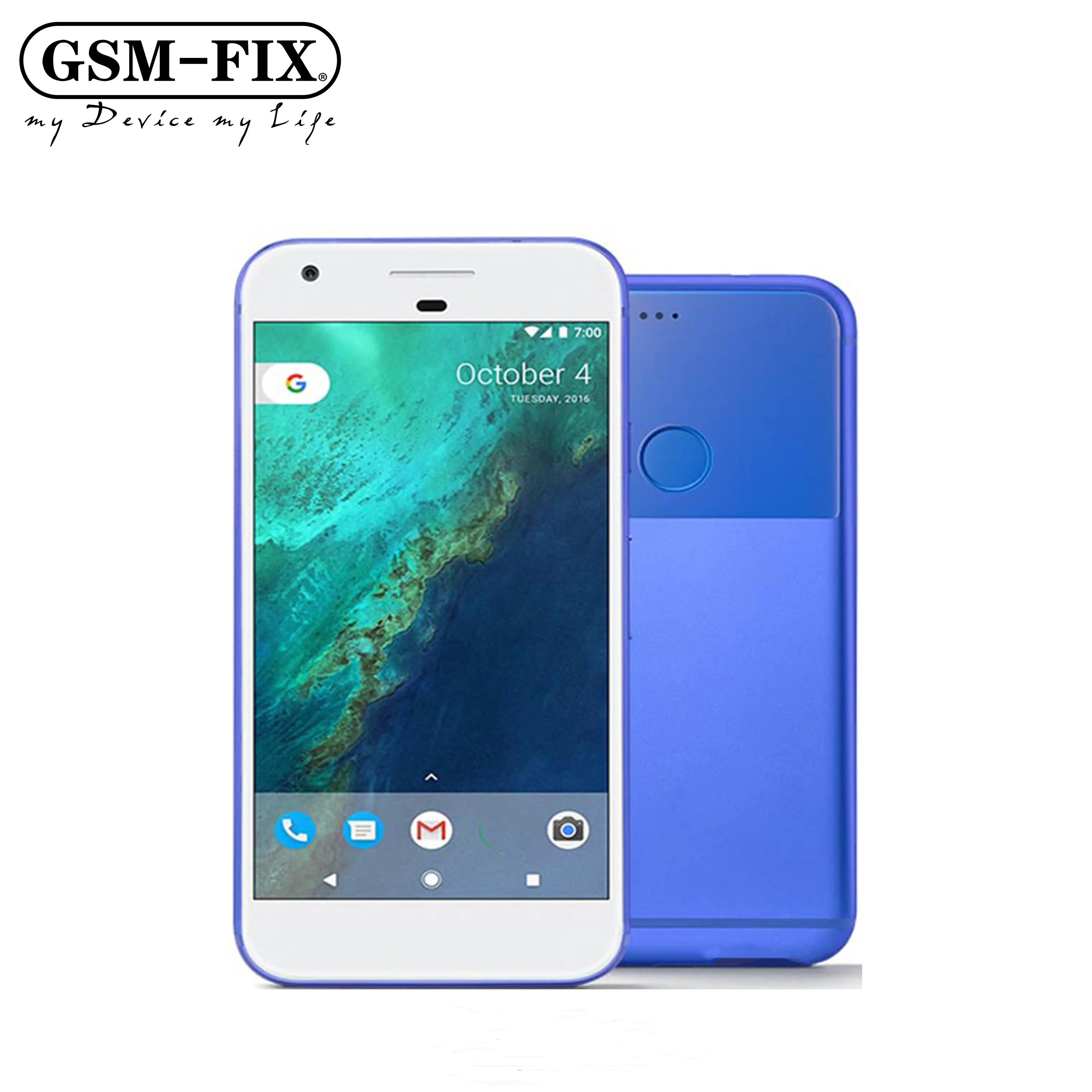 GSM-FIX đối với Google Pixel x Điện thoại di động 5.0 "4GB RAM 32 & 128GB Rom 12MP Quad Core 4 gam LTE gốc Android điện thoại thông minh