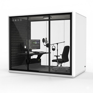 Nhà Máy Tùy Chỉnh Âm Thanh Cách Nhiệt Di Động Ghi Âm Gian Hàng Phòng Thu Âm Phòng Thu Gian Hàng Giọng Giọng hát Phòng Thu Âm - Product Image 1