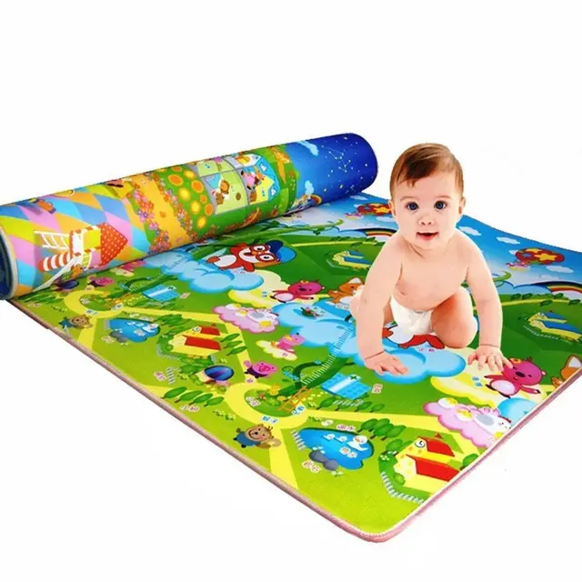 Tapis de jeu en mousse eppe Non toxique, 5 pièces, tapis pour bébés et enfants, rampant