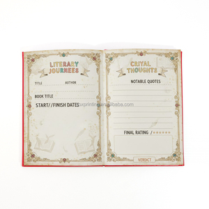 Taccuino in Pelle PU Personalizzabile con Logo in Lamina d'Oro, Diario A5 con Copertina in Tessuto <span class=keywords><strong>Crema</strong></span>, Pagine a Righe e Nastro in Seta - Product Image 3