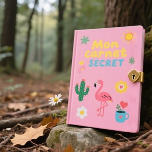 Diario Notebook Girl Student Journal Intime Fille Hand Account Gift Set para niñas Contraseña con llave de bloqueo - Product Image 6
