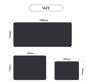 Mousepad mô hình chuột Pad bàn Mat Máy tính chơi Game bàn phím Pad cao su b-blue lưu trữ takanashi hoshino Mat không trượt Chuột Mat - Product Image 6