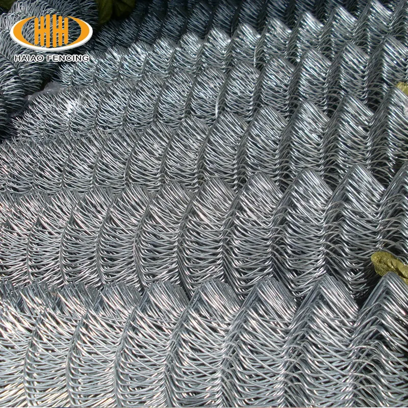 Cheap 6x6 galv steel chain link wire mesh fence fabric easy install chain link fence with post