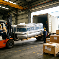 Pont flottant modulaire en HDPE pour la mise à l'ancrage de marcheurs et de petits bateaux