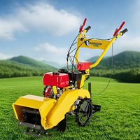 Motoculteur diesel multifonctionnel à poussée manuelle pour la préparation des sols agricoles