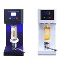 Machine de scellage automatique de boîtes, scelleuse électrique de boîtes de conserve avec affichage numérique, pour la mise en conserve de boissons en magasin